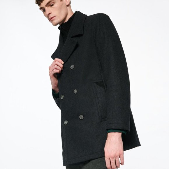 andrew marc emmett double breasted peacoat